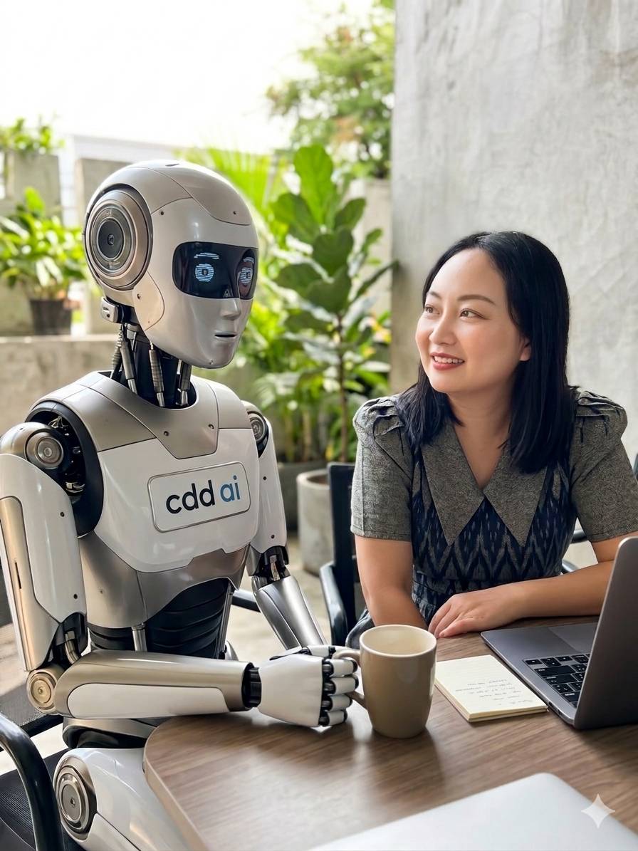 เชิญชวนพูดคุยกับ CDD AI Chatbot